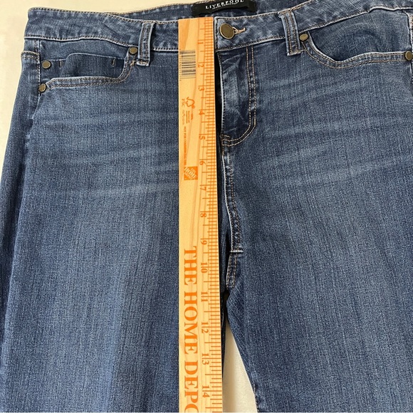LIVERPOOL JEANS COMPANY Womens Jeans Medium Wash Size 10 - Picture 11 of 16